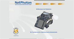 Desktop Screenshot of netphoton.de