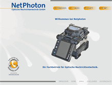 Tablet Screenshot of netphoton.de